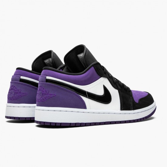 Nike Air Jordan 1 Low Court Purple Dam/Herr 553558-125 Skor