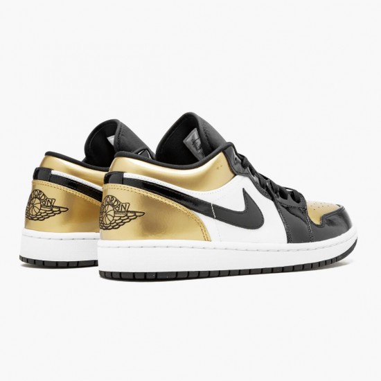 Nike Air Jordan 1 Low Gold Toe Dam/Herr CQ9447-700 Skor