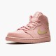 Nike Air Jordan 1 Mid Coral Gold Dam/Herr 852542-600 Skor