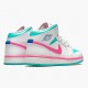 Nike Air Jordan 1 Mid Digital Pink Dams 555112-102 Skor