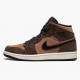 Nike Air Jordan 1 Mid SE Dark Chocolate Dam/Herr DC7294-200 Skor