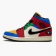 Nike Air Jordan 1 Mid SE Fearless Blue the Great Dam/Herr CU2805-100 Skor