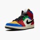 Nike Air Jordan 1 Mid SE Fearless Blue the Great Dam/Herr CU2805-100 Skor