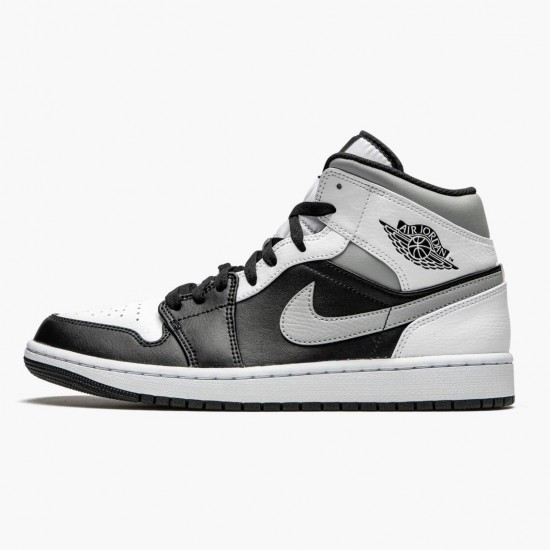 Nike Air Jordan 1 Mid White Shadow Dam/Herr 554724-073 Skor