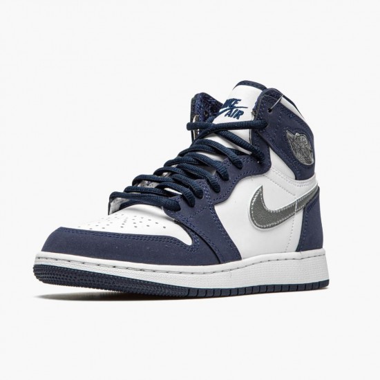 Nike Air Jordan 1 Retro High COJP Midnight Navy Dam/Herr DC1788-100 Skor