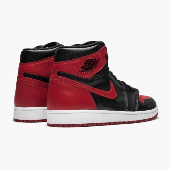 Nike Air Jordan 1 Retro High OG Banned Bred Dam/Herr 555088-001 Skor