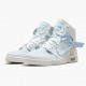 Nike Air Jordan 1 Retro High Off-White White Herr AQ0818-100 Skor