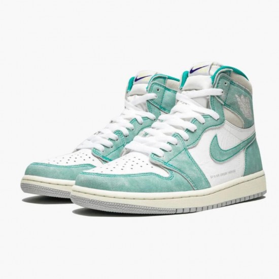 Nike Air Jordan 1 Retro High Turbo Green Dam/Herr 555088-311 Skor