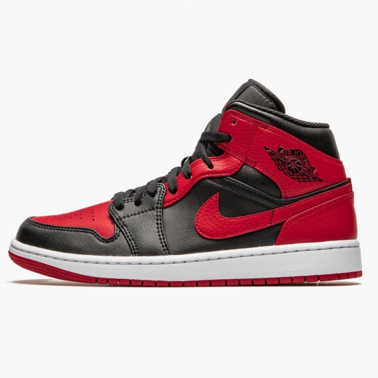 Nike Air Jordan 1 Mid Banned 2020 Dam/Herr 554724-074 Skor