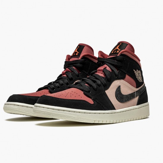 Nike Air Jordan 1 Mid Canyon Rust Dams BQ6472-202 Skor