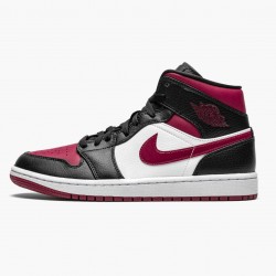 Nike Air Jordan 1 Mid Bred Toe Herr 554724-066 Skor