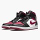 Nike Air Jordan 1 Mid Bred Toe Herr 554724-066 Skor