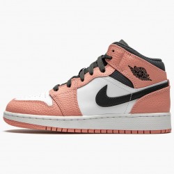 Nike Air Jordan 1 Mid Pink Quartz Herr 555112-603 Skor