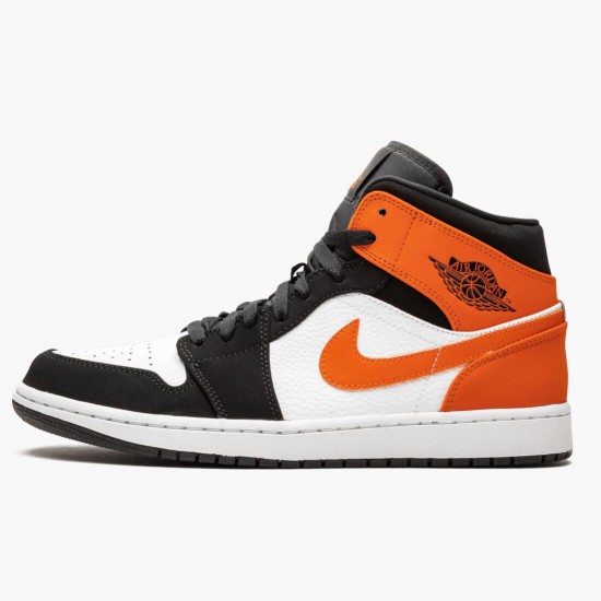 Nike Air Jordan 1 Mid Shattered Backboard Herr 554724-058 Skor