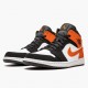 Nike Air Jordan 1 Mid Shattered Backboard Herr 554724-058 Skor