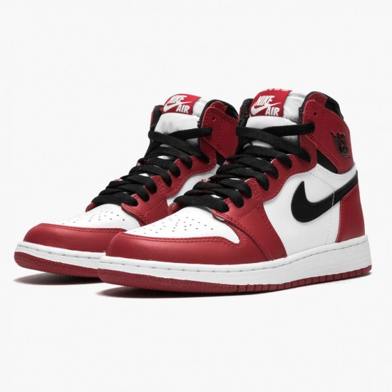 Nike Air Jordan 1 Retro Chicago Dam/Herr 575441-101 Skor