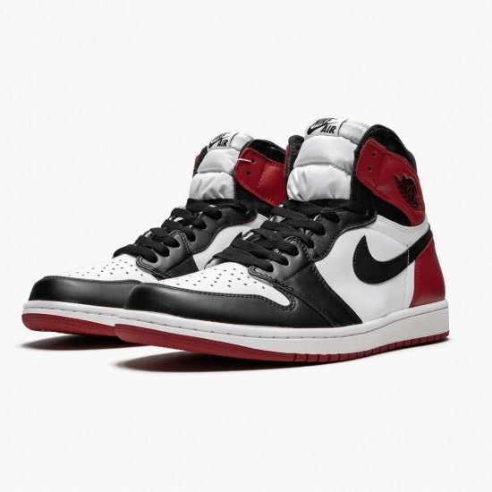 Nike Air Jordan 1 Retro High OG Black Toe Herr 555088-125 Skor