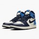 Nike Air Jordan 1 Retro High OG Obsidian University Blue Herr 555088-140 Skor