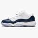 Nike Air Jordan 11 Low Navy Snakeskin Herr CD6847-102 Skor