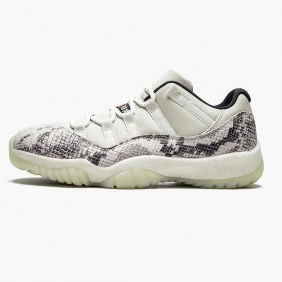 Nike Air Jordan 11 Retro Low Snake Light Bone Dam/Herr CD6846-002 Skor