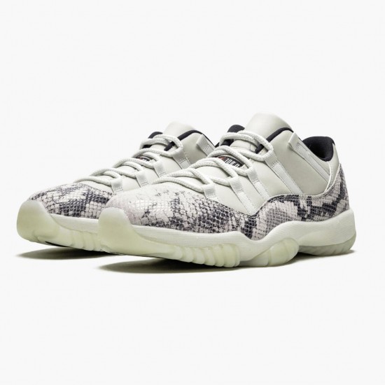 Nike Air Jordan 11 Retro Low Snake Light Bone Dam/Herr CD6846-002 Skor