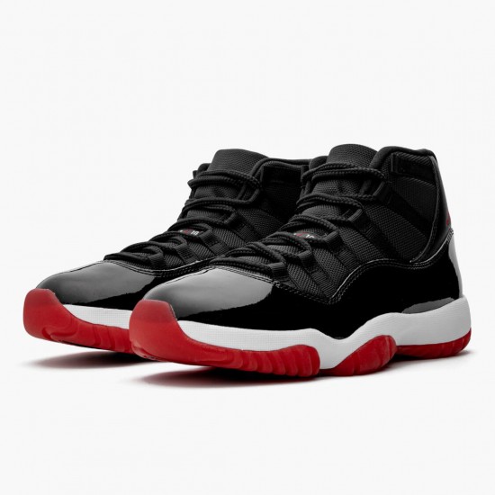 Nike Air Jordan 11 Retro Bred 2019 Herr 378037-061 Skor