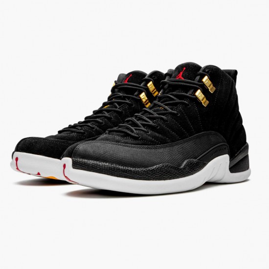 Nike Air Jordan 12 Retro Reverse Taxi Herr 130690-017 Skor