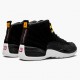 Nike Air Jordan 12 Retro Reverse Taxi Herr 130690-017 Skor