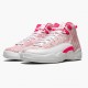 Nike Air Jordan 12 Retro GS Arctic Pink Dams 510815-101 Skor