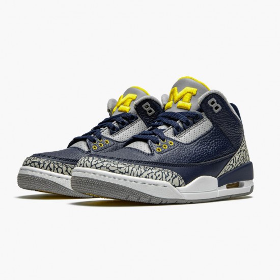 Nike Air Jordan 3 Retro Michigan Herr AJ3-820064 Skor