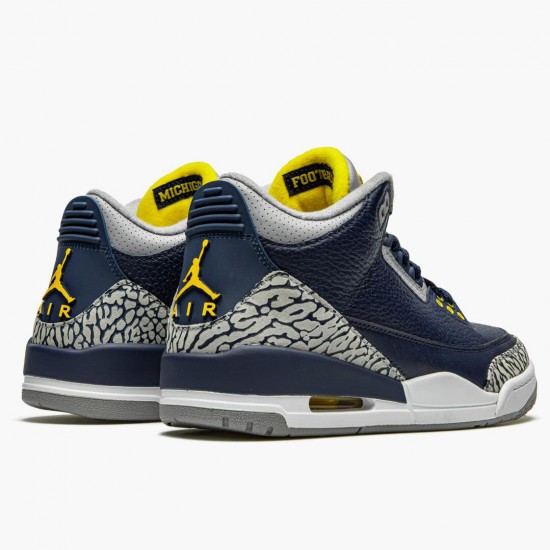 Nike Air Jordan 3 Retro Michigan Herr AJ3-820064 Skor