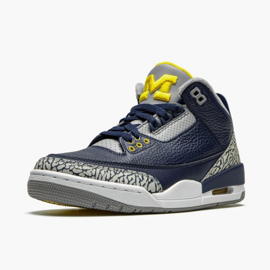 Nike Air Jordan 3 Retro Michigan Herr AJ3-820064 Skor