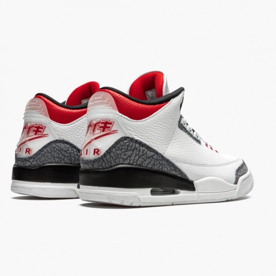 Nike Air Jordan 3 SE DNM Fire Red Herr CZ6433-100 Skor