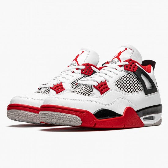 Nike Air Jordan 4 Retro OG Fire Red 2020 Herr DC7770-160 Skor