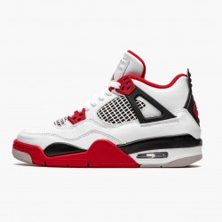 Nike Air Jordan 4 Retro OG GS Fire Red 2020 Herr 408452-160 Skor