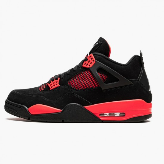 Nike Air Jordan 4 Retro Red Thunder Dam/Herr CT8527-016 Skor