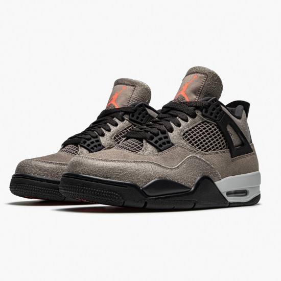 Off-White x Nike Air Jordan 4 Retro Taupe Haze Dam/Herr DB0732-200 Skor