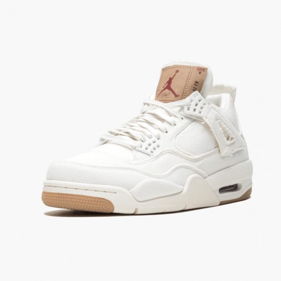 Levi's x Nike Air Jordan 4 Denim Herr AO2571-100 Skor