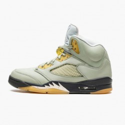 Nike Air Jordan 5 Jade Horizon Light Silver Anthracite Pink Glaze Dam/Herr DC7501-300 Skor