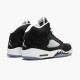 Nike Air Jordan 5 Oreo 2021 Black White Cool Grey Dam/Herr CT4838-011 Skor