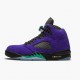 Nike Air Jordan 5 Retro Alternate Grape Herr 136027-500 Skor