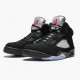 Nike Air Jordan 5 Retro Black Dam/Herr 845035-003 Skor