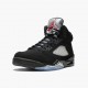 Nike Air Jordan 5 Retro Black Dam/Herr 845035-003 Skor