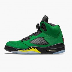 Nike Air Jordan 5 Retro SE Oregon Green Yellow Dam/Herr CK6631-307 Skor