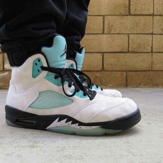 Nike Air Jordan Retro 5 Island Green Dam/Herr CN2932-100 Skor