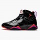 Nike Air Jordan 7 Retro Black Patent Dam/Herr 313358-006 Skor