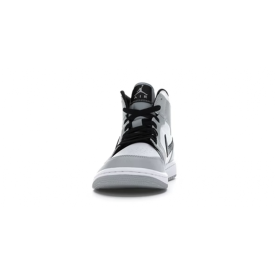 Jordan Skor Jordans 1 Mid Light Smoke Gray grå 554724 092