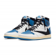 Jordan Skor Jordans 1 High SP Fragment Design x Travis Scott Blue blå DH3227 105