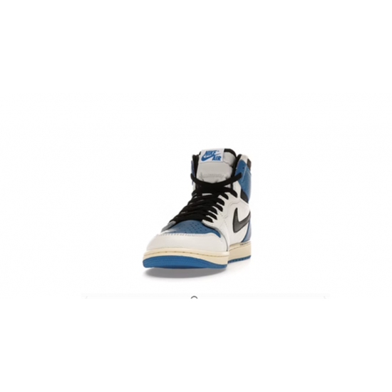 Jordan Skor Jordans 1 High SP Fragment Design x Travis Scott Blue blå DH3227 105