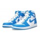 Jordan Skor Jordans 1 High UNC' Blue Blue blå 555088 117